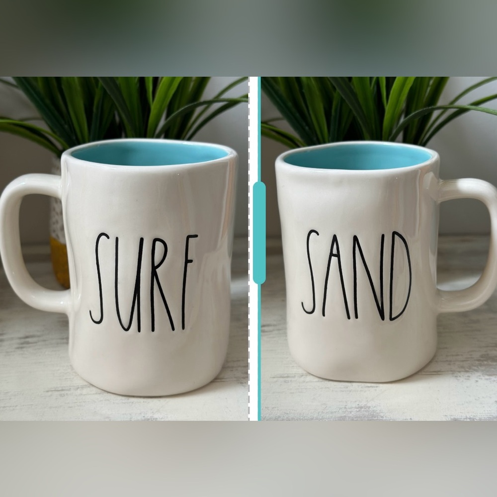 Rae Dunn SAND SURF mug